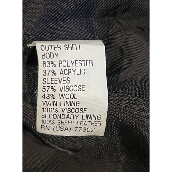 Zara Black Genuine Leather Aztec Southwestern Tapestry Boho Moto Zip Jacket - Picture 9 of 15